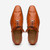 Marco Di Milano Criss Oxford Brandy Ostrich Shoes