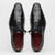 Marco Di Milano Criss Oxford Black Ostrich Shoes