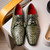 Marco Di Milano Apricena Derby Green Caiman Shoes