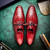 Marco Di Milano Lacio Derby Wine Caiman Shoes Marco Di Milano Lacio Derby Wine Caiman Shoes