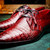 Marco Di Milano Lacio Derby Wine Caiman Shoes