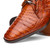 Marco Di Milano Lacio Caiman Brandy Derby Shoes