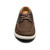 Florsheim Brown Crossover Elastic Lace Nubuck Moc Toe Boat Shoe