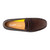 Florsheim Brown Print Leather Weaved Moc Toe Penny Driver