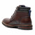 Florsheim braune glatte Renegade-Chukka-Stiefel mit schlichter Zehenpartie