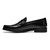 Berkley Flex Moc Toe Smooth Penny Loafer in Black