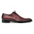 Mezlan Cupula Patina Oxford Burgundy Whole-Cut Leather Shoes