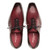 Mezlan Cupula Patina Oxford Burgundy Whole-Cut Leather Shoes