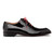 Mezlan Dietro Oxfords Chaussures Oxfords noires asymétriques vernies pour hommes