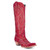 Corral Embroidered Red Cowhide Boots