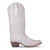 Corral Overlay Snip Toe Western White Glitter Boots