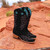 Corral Damen-Western-Stiefel aus Wildleder mit quadratischer Zehenpartie
