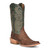 Corral Men's Square Toe Brown & Green Python Leather Boots