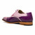 Stacy Adams Purple Multi PLAZA Modified Cap Toe Oxford