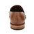 Belvedere Espada Herren-Penny-Tabak-Loafer aus echtem Straußenleder mit geteilter Zehenpartie