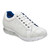 Belvedere Magnus Men's Casual White Elegance Exotic Ostrich Patchwork Sneakers