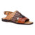 Mauri Men's Cayman Multibrown/Rust Genuine Exotic Alligator and Hornback Sandals