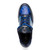 Mauri Ghost Royal Blue Multi Mid-Sneaker aus echtem Krokodil und Nappaleder für Herren