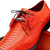 Marco Di Milano Andretti Dress Orange Ostrich Leg Shoes