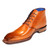 Emilio Franco Rocco Gold Calf-Skin Leather Boots