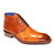 Emilio Franco Rocco Gold Calf-Skin Leather Boots