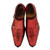 Mister Cardo Men's Monk-Straps Red Snake Print Loafers