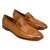 Alan Payne Naples mahogany calfskin penny loafers, pair view, men's slip-on dress shoe