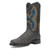 Dingo Trail Boss Round Toe Black Leather Boots