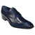 Duca Arpino Navy Blue Genuine Italian Calfskin Lace-Up Shoes