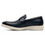 Stacy Adams Spencer Navy Men’s Moc Toe Penny Slip On Shoes