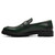 Stacy Adams Men’s Hale Green Moc Toe Bit Slip On Loafers