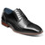 Stacy Adams Men’s Black Perforated Moc Toe Dress Derby Loafers