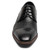 Stacy Adams Men’s Black Perforated Moc Toe Dress Derby Loafers