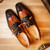 Marco Di Milano Luciano Caiman Brown/Cognac Wingtips Shoes