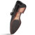 Mezlan Gigolo black crocodile monk strap outsole showing decorative island insert