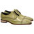 Duca Lombardi Men's Olive Calf-Skin Leather Oxfords Shoes Duca Lombardi Men's Olive Calf-Skin Leather Oxfords Shoes