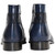 Duca Aprilia Men's Navy Leather Boots