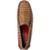 Marco Di Milano Remo Washed Brown Caiman Driving Slip-On Loafers