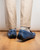 Marco Di Milano Parma Blue Jeans Caiman Belly Bit Driving Loafers