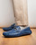 Marco Di Milano Parma Blue Jeans Caiman Belly Bit Driving Loafers