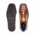 Belvedere Gallardo antique sport caiman crocodile boots, front view showing moc toe and lace ornament