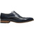 Stacy Adams Tinsley Cobalt & Navy Leather Wingtip Oxfords