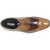 Stacy Adams Men's Tinsley Men’s Buffalo Leather Tan Multi Wingtip Oxford