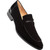 Mezlan Men's Galeno Suede Penny Loafer in Black Mezlan Men's Galeno Suede Penny Loafer in Black