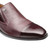 Mezlan Men's Deer Skin Milani and Calf Skin Dress Slip-On in Burgundy
