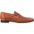 Mezlan Men's Alcaraz Laser-Embossed Bit-Saddle Slip-On in Cognac