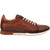 Mezlan Men's Portico Embossed Leather Sneaker in Cognac