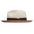 Dobbs Toledo Milan Straw Hat in Beige/Cognac