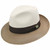 Dobbs Toledo Milan Straw Hat in Beige/Cognac