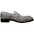 Mauri Orefici Men's Light Grey Shoes Exotic Crocodile / Hornback Tail Loafers